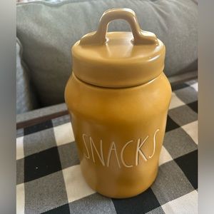 Rae Dunn SNACKS Skinny Canister